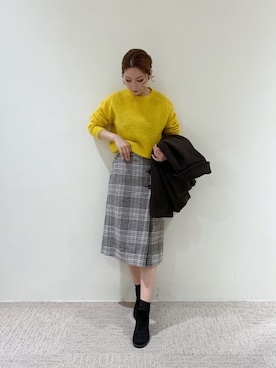 RISA HARADAさん(レディース・165cm)の冬コーディネート