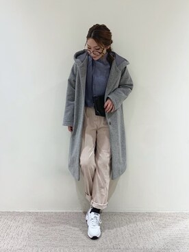 RISA HARADAさん（レディース・165cm）の冬コーディネート