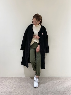 RISA HARADAさん（レディース・165cm）の冬コーディネート