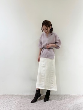 RISA HARADAさん（レディース・165cm）の冬コーディネート