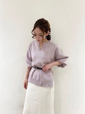 RISA HARADAさん（レディース・165cm）の冬コーディネート