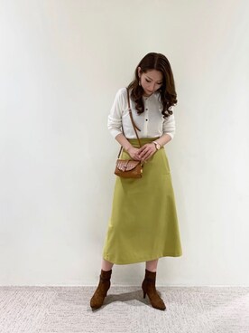 RISA HARADAさん（レディース・165cm）の冬コーディネート