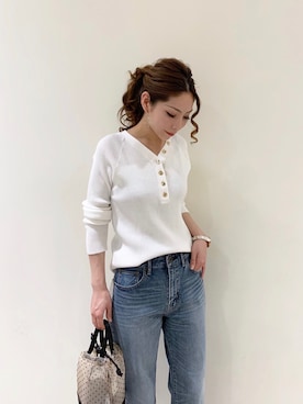 RISA HARADAさん（レディース・165cm）の春コーディネート