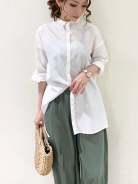 RISA HARADAさん（レディース・165cm）の春コーディネート