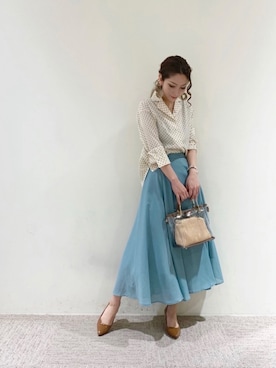 RISA HARADAさん（レディース・165cm）の春コーディネート