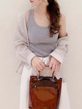 RISA HARADAさん（レディース・165cm）の春コーディネート