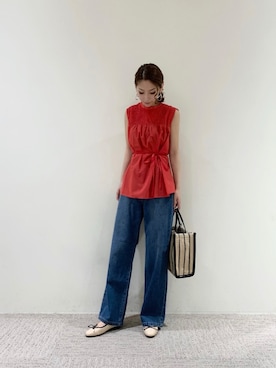 RISA HARADAさん（レディース・165cm）の夏コーディネート