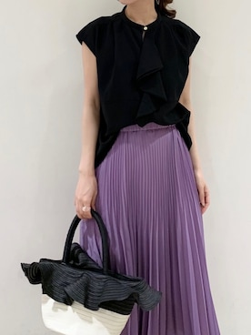 RISA HARADAさん（レディース・165cm）の夏コーディネート