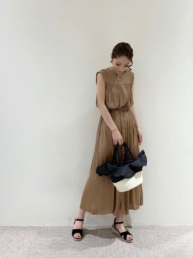 RISA HARADAさん（レディース・165cm）の夏コーディネート