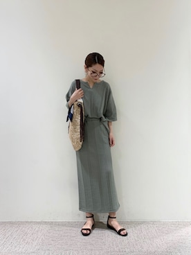 RISA HARADAさん（レディース・165cm）の夏コーディネート