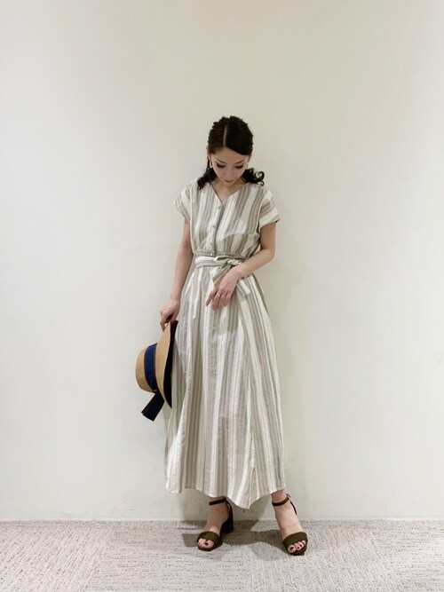 Risa Harada Te Chichi Lugnoncure アミュプラザ鹿児島 Te Chichiのワンピースを使ったコーディネート Wear