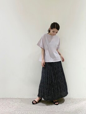 RISA HARADAさん（レディース・165cm）の夏コーディネート