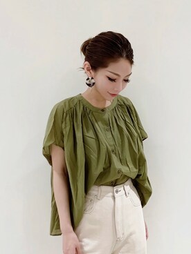 RISA HARADAさん（レディース・165cm）の夏コーディネート