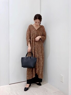 RISA HARADAさん（レディース・165cm）の秋コーディネート