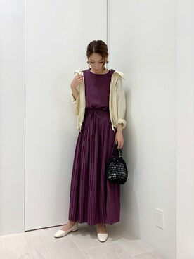 RISA HARADAさん（レディース・165cm）の秋コーディネート