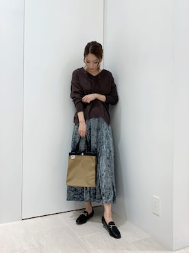 RISA HARADAさん（レディース・165cm）の秋コーディネート