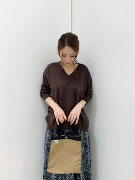RISA HARADAさん（レディース・165cm）の秋コーディネート