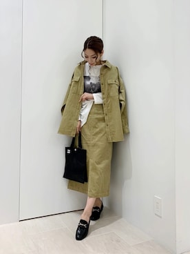 RISA HARADAさん（レディース・165cm）の秋コーディネート