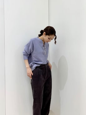 RISA HARADAさん（レディース・165cm）の秋コーディネート