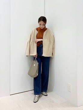 RISA HARADAさん（レディース・165cm）の秋コーディネート