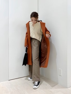 RISA HARADAさん(レディース・165cm)の冬コーディネート