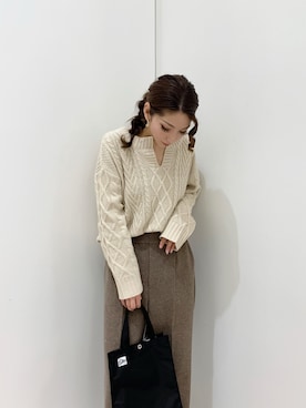 RISA HARADAさん(レディース・165cm)の冬コーディネート