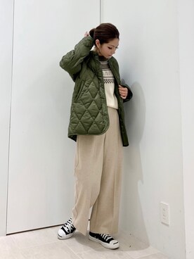 RISA HARADAさん（レディース・165cm）の冬コーディネート