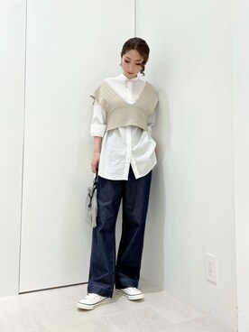 RISA HARADAさん（レディース・165cm）の春コーディネート