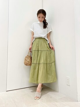 RISA HARADAさん（レディース・165cm）の夏コーディネート