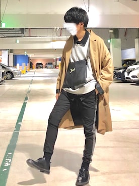 「EMMA  CLOTHES」｜「アイテム（その他シューズ）」を使った、Edo.さん（メンズ・162cm）の春コーディネート