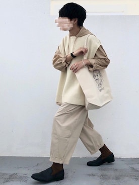 「SENSE OF PLACE by URBAN RESEAR」｜「アイテム（アクセサリー）」を使った、Edo.さん（メンズ・162cm）の春コーディネート