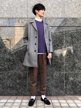 よしださん(メンズ・188cm)の秋コーディネート