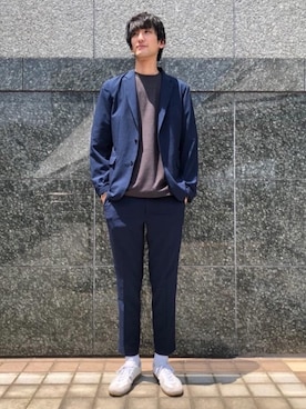 「green label relaxing（グリーンレーベルリラクシング）のアイテム」を使った、よしださん（メンズ・188cm）の夏コーディネート