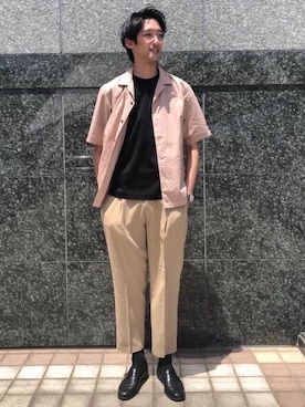 「green label relaxing（グリーンレーベルリラクシング）のアイテム」を使った、よしださん（メンズ・188cm）の夏コーディネート