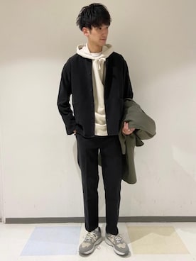 「green label relaxing（グリーンレーベルリラクシング）のアイテム」を使った、よしださん（メンズ・188cm）の秋コーディネート