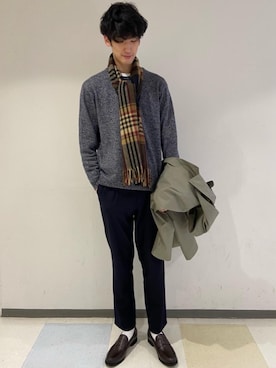 「一押しのアウタースタイル」｜よしださん（メンズ・188cm）の冬コーディネート