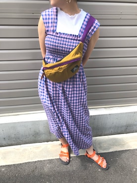 a'さん（レディース・153cm）の夏コーディネート