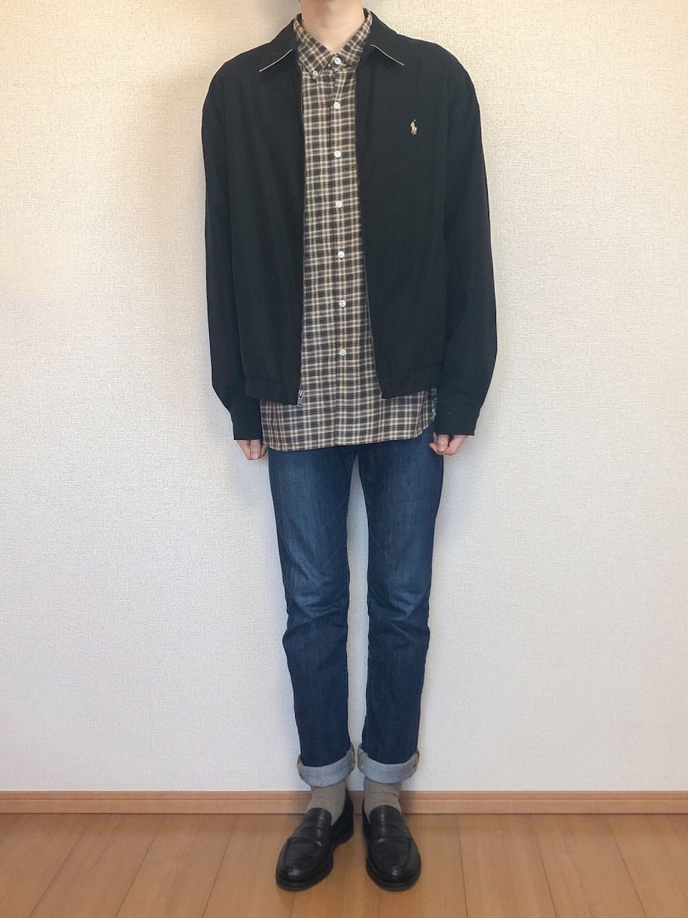 Steven Alan 12oz デニム シングルニードル ルーズシャツ S 20210205165317348.jpg