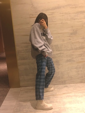 「蓝色系」｜Stellaaaaaさん（レディース・168cm）の冬コーディネート