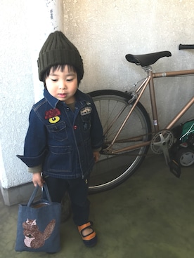 Rioさん（キッズ・90cm）の春コーディネート