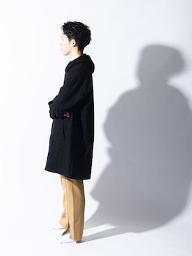 「417 EDIFICE（フォーワンセブンエディフィス）のアイテム（パーカー）」を使った、つさん（メンズ・173cm）の春コーディネート