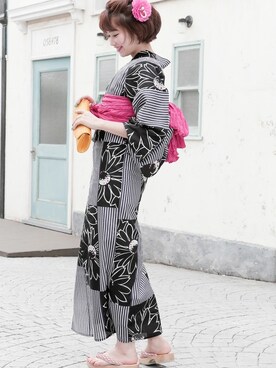 SOUBIENさん（レディース・165cm）の夏コーディネート