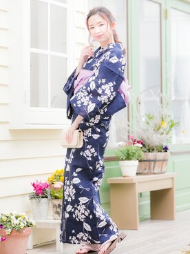 SOUBIENさん（レディース・159cm）の春コーディネート