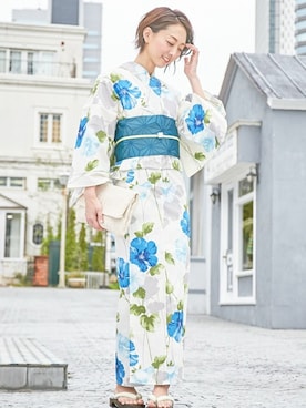 「Macle（マクレ）のアイテム」を使った、SOUBIENさん（レディース・169cm）の夏コーディネート