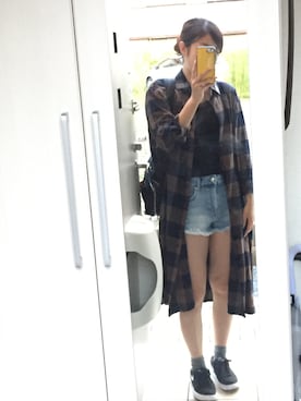 「ショーパン」｜「アイテム（ワンピース/ドレス）」を使った、uriさん（レディース・162cm）の秋コーディネート