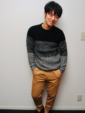 Nachopさん（メンズ・166cm）の冬コーディネート