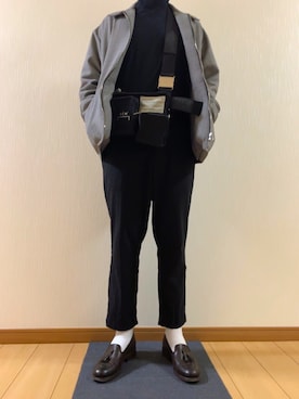 「GGD（ジージーディー）のアイテム（ジャケット/アウター）」を使った、Ryuto☺︎相互さん（メンズ・165cm）の冬コーディネート