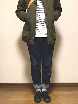 「BRADY」｜「アイテム（ジャケット/アウター）」を使った、RYさん（メンズ・165cm）の春コーディネート