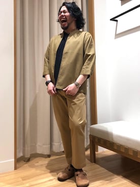 「coen」｜たにさん（メンズ・170cm）の春コーディネート