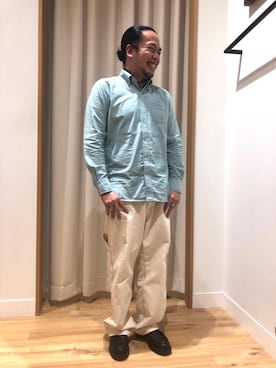「SMITH'S（スミス）のアイテム（パンツ）」を使った、たにさん（メンズ・170cm）の秋コーディネート